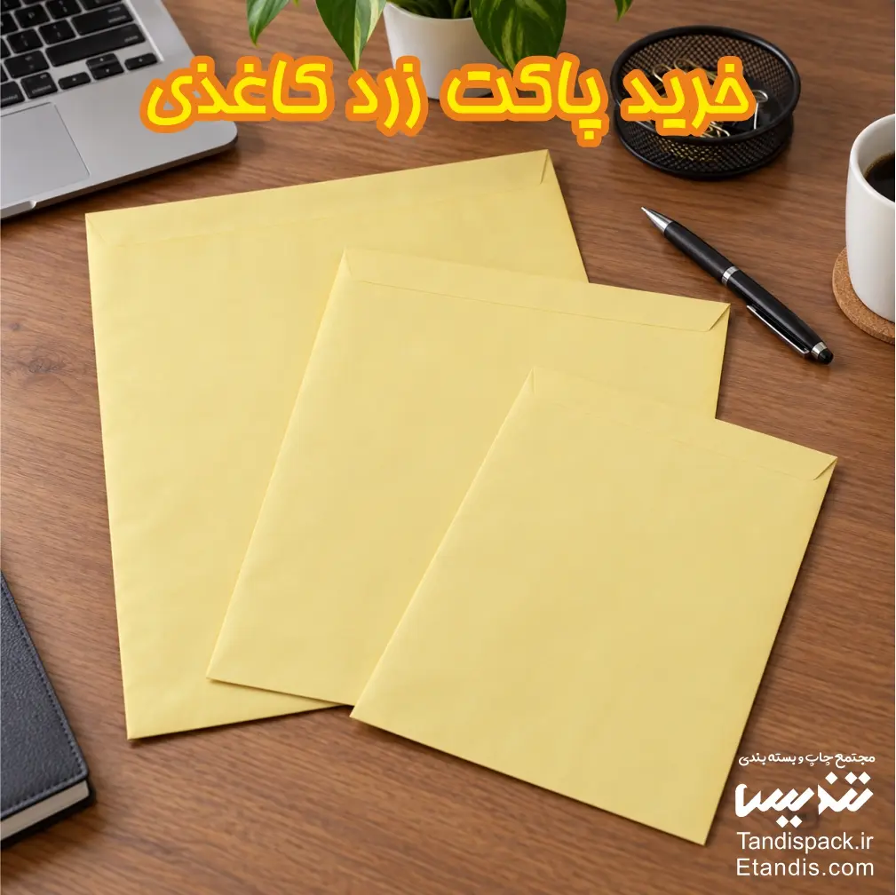 پاکت اسنادی آماده 29 خرید پاکت زرد کاغذی