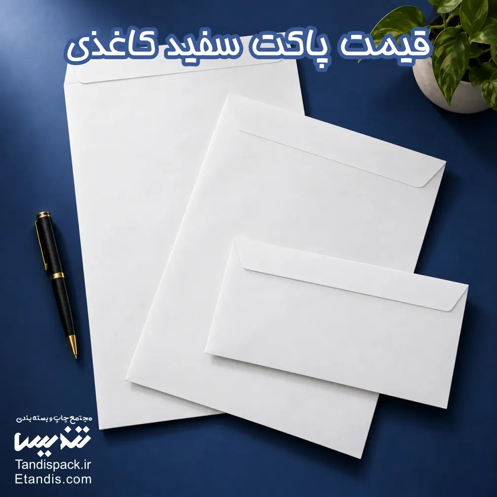 پاکت اسنادی آماده 25 قیمت پاکت سفید کاغذی