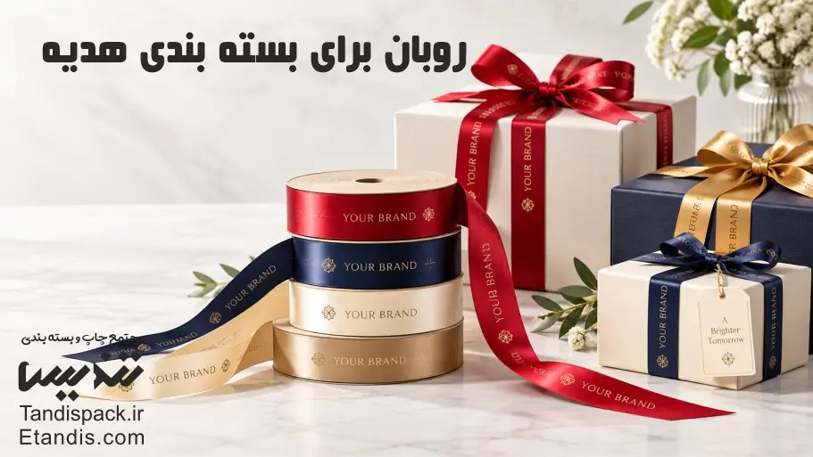 روبان برای بسته بندی هدیه 2 روبان برای بسته بندی هدیه