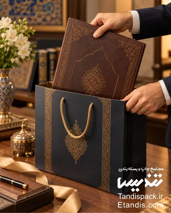 خرید لوح تقدیر 32 ساک دستی کاغذی برای تقدیر نامه